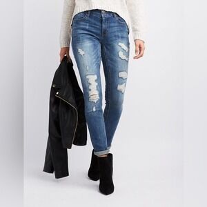 Refuge Distressed Boyfriend Denim Jeans